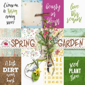 Spring Garden Journal Cards