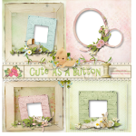 Cute As A Button EK QP Set