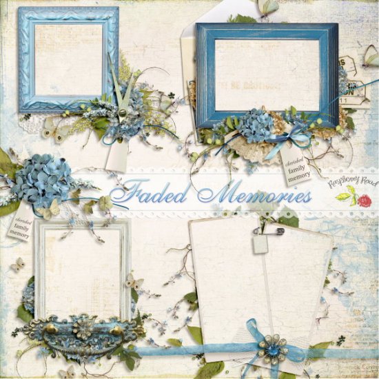Faded Memories Cluster Set - Click Image to Close