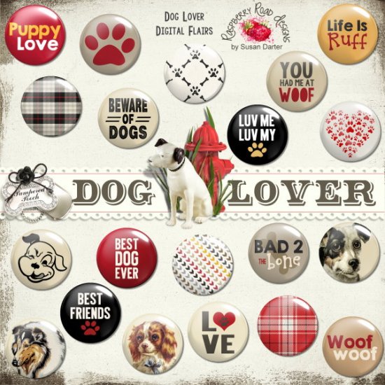 Dog Lover Flairs - Click Image to Close