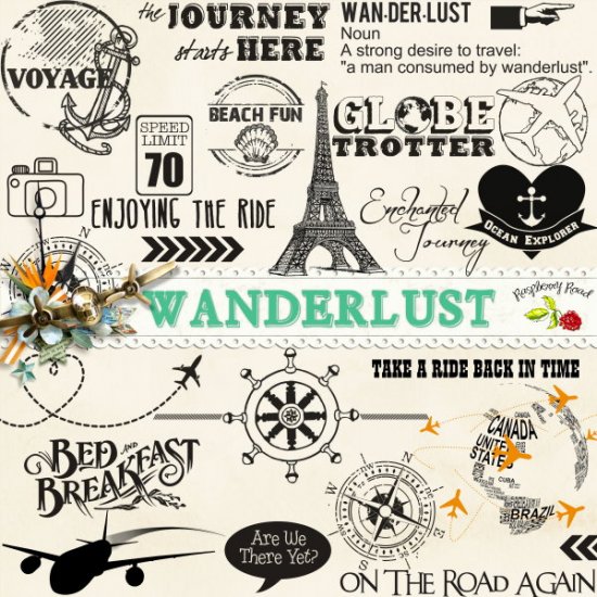 Wanderlust Stamps