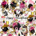 Happy New Year Side Clusters Happy New Year Side Clusters