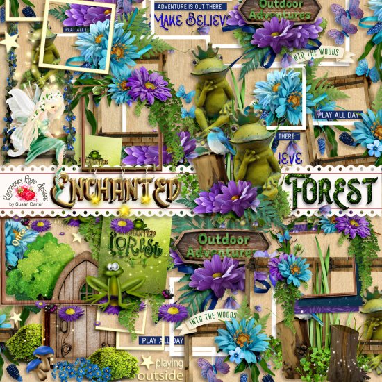 Enchanted Forest Clusters - Click Image to Close