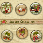 Savory Flair Buttons