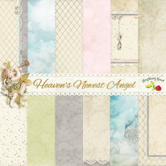 Heaven's Newest Angel Paper Set