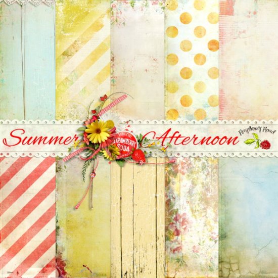 Summer Afternoon Paper Set - Click Image to Close