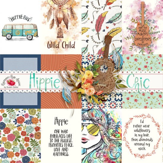 Hippie Chic Journal Cards - Click Image to Close