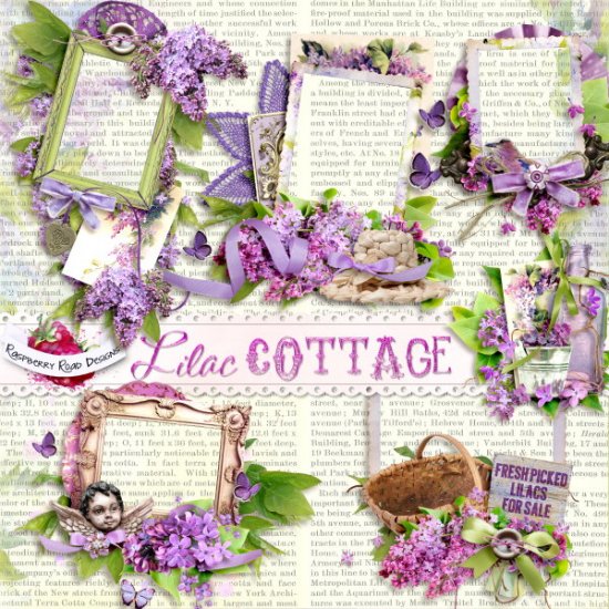 Lilac Cottage Cluster Set - Click Image to Close