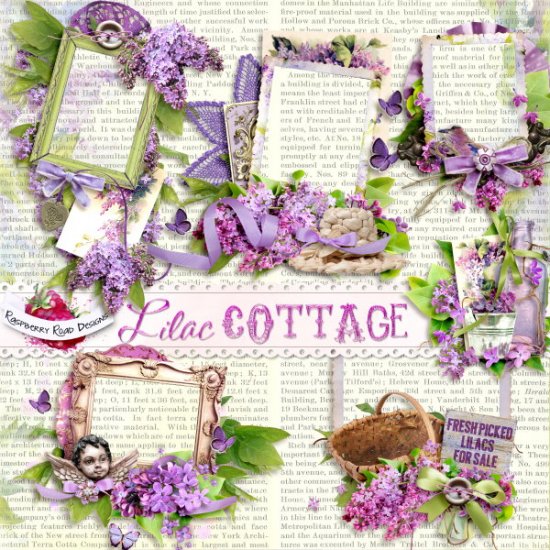 Lilac Cottage Cluster Set