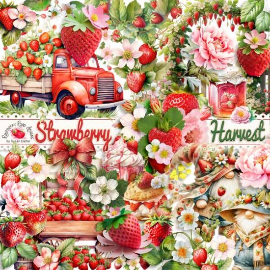 Strawberry Harvest Ephemera - Click Image to Close