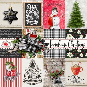 Farmhouse Christmas Journal Cards