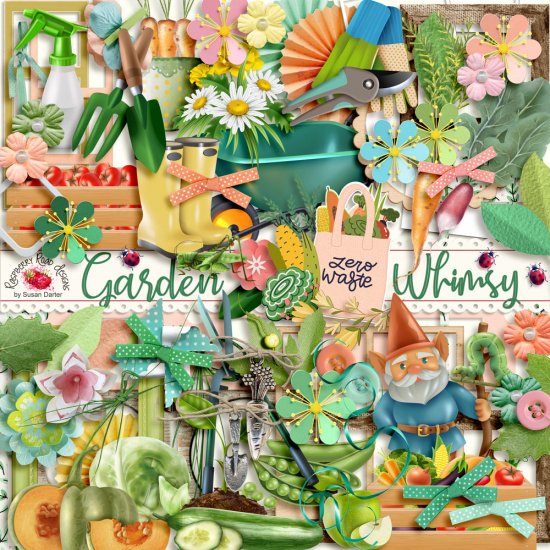 Garden Whimsy Elements - Click Image to Close