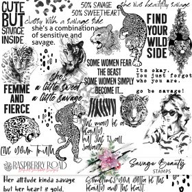 Savage Beauty Stamps