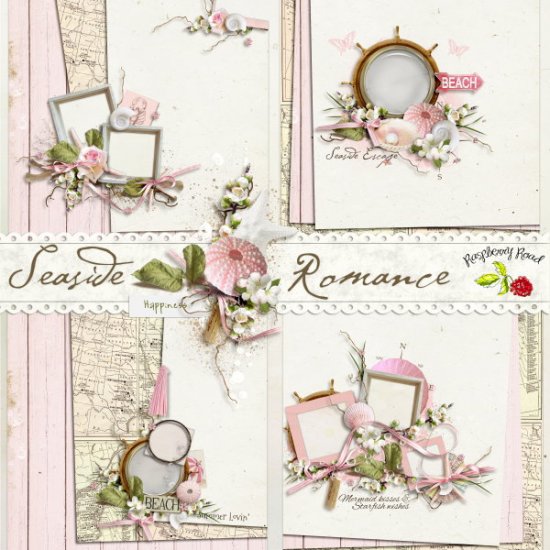 Seaside Romance QP Set - Click Image to Close