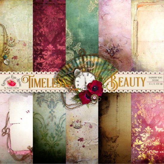 Timeless Beauty Paper Set - Click Image to Close