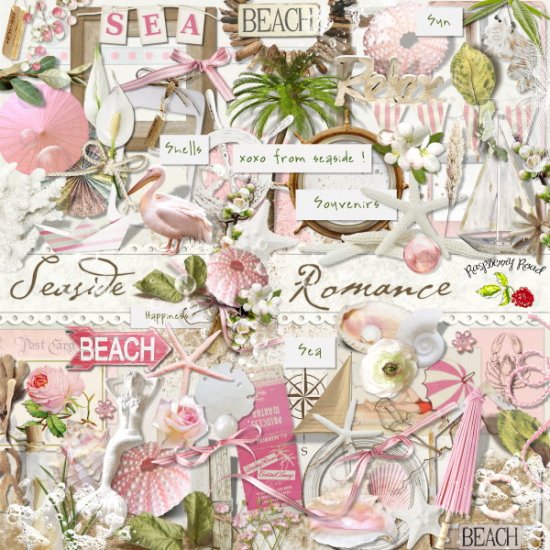 Seaside Romance Element Set - Click Image to Close