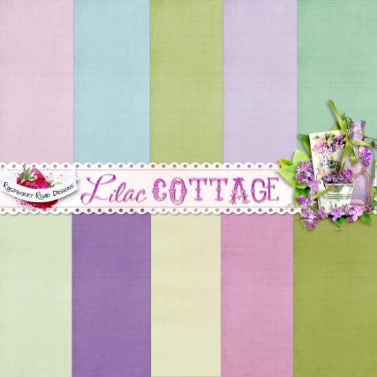 Lilac Cottage Solid Papers - Click Image to Close