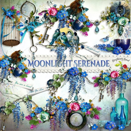 Moonlight Serenade Side Clusters - Click Image to Close