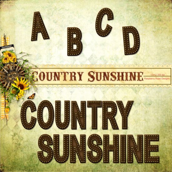 Country Sunshine 2 Alpha Set - Click Image to Close