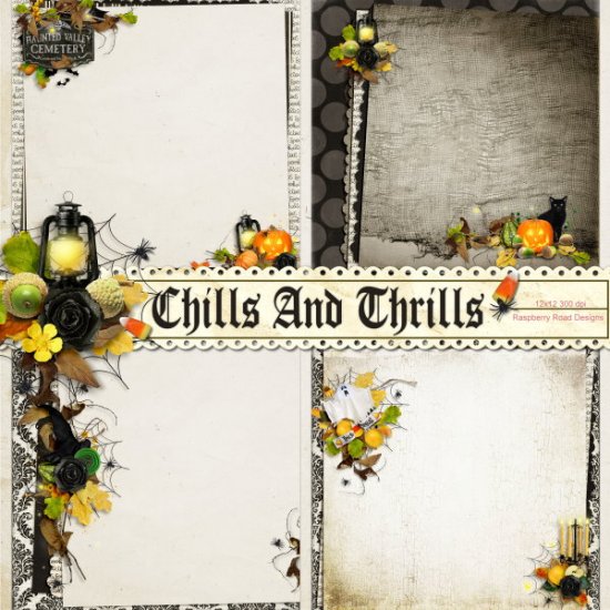 Chills And Thrills Stacked Papers - Click Image to Close