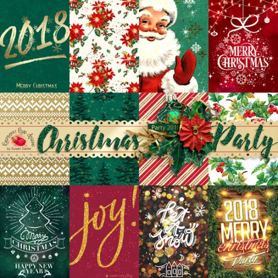 Christmas Party Journal Cards - Click Image to Close