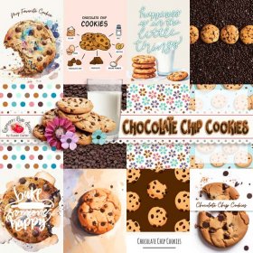 Chocolate Chip Cookies Cards