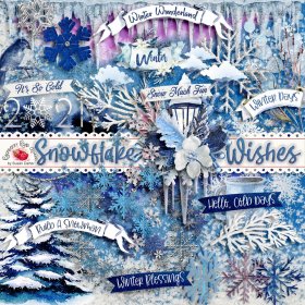 Snowflake Wishes Ephemera