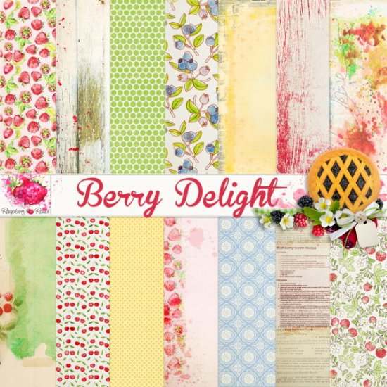 Berry Delight Paper Set - Click Image to Close