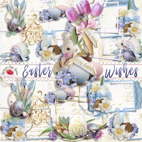 Easter Wishes Cluster Set