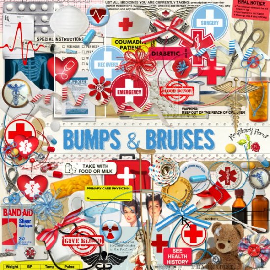 Bumps & Bruises Element Set - Click Image to Close