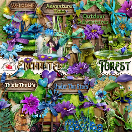 Enchanted Forest Elements - Click Image to Close