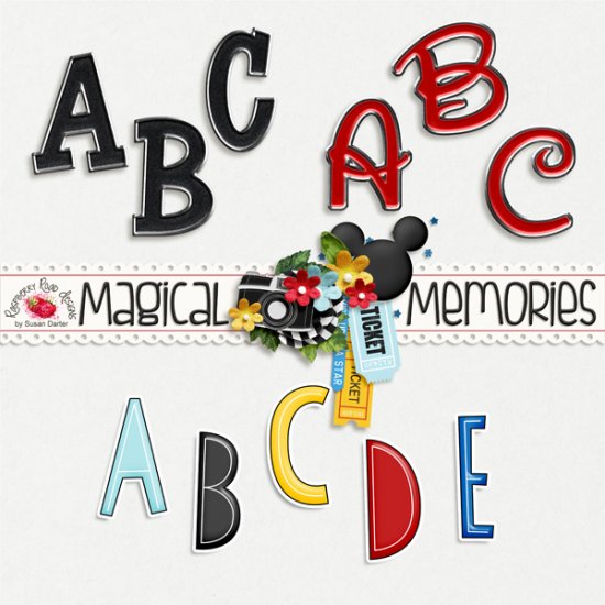 Magical Memories Alpha Set - Click Image to Close
