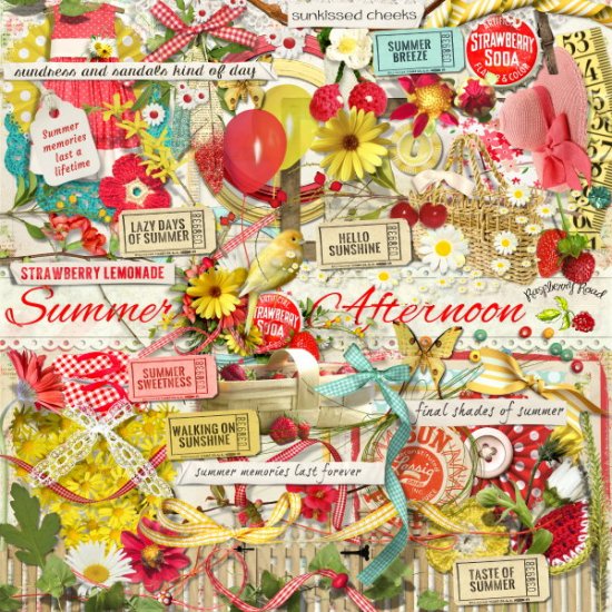 Summer Afternoon Element Set - Click Image to Close