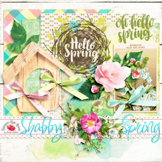 Shabby Spring Freebie