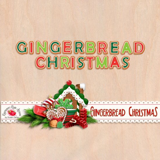 Gingerbread Christmas Alphas - Click Image to Close