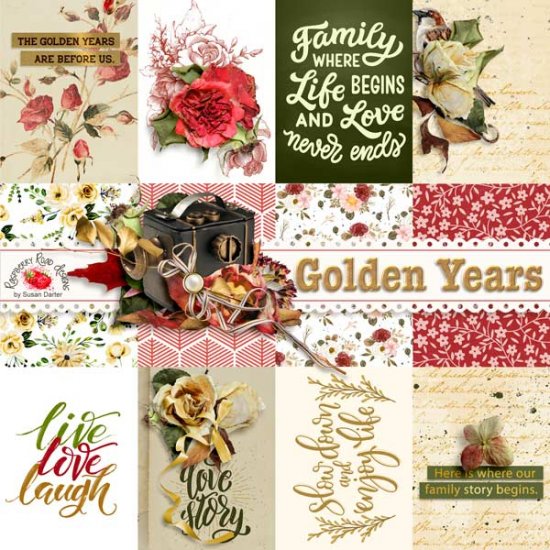 Golden Years Journal Cards