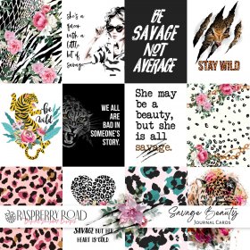 Savage Beauty Journal Cards