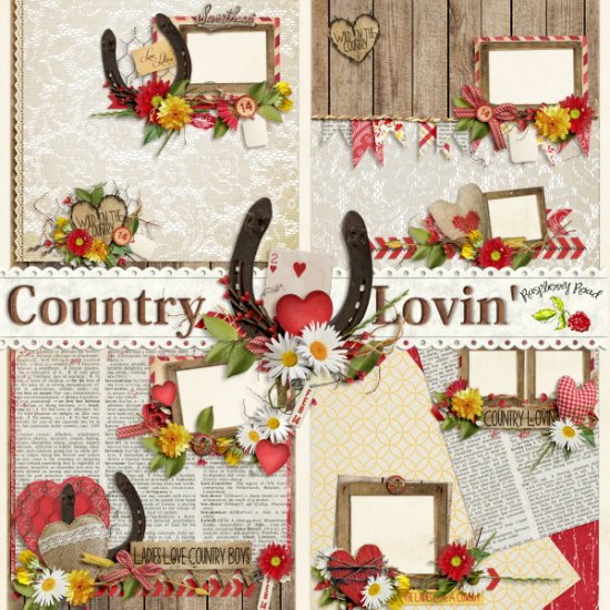 Country Lovin' QP Set - Click Image to Close