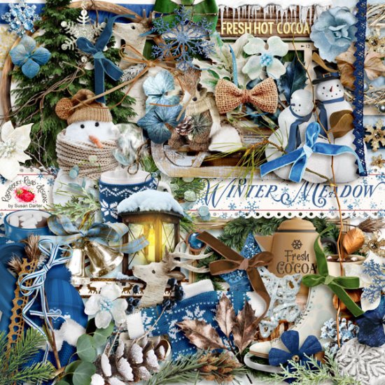 Winter Meadow Elements - Click Image to Close