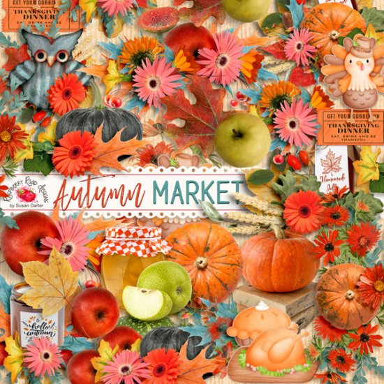 Autumn Market Side Clusters - Click Image to Close