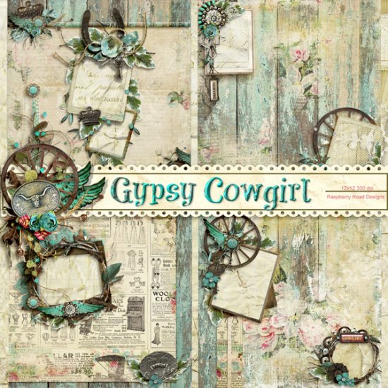 Gypsy Cowgirl QP Set - Click Image to Close