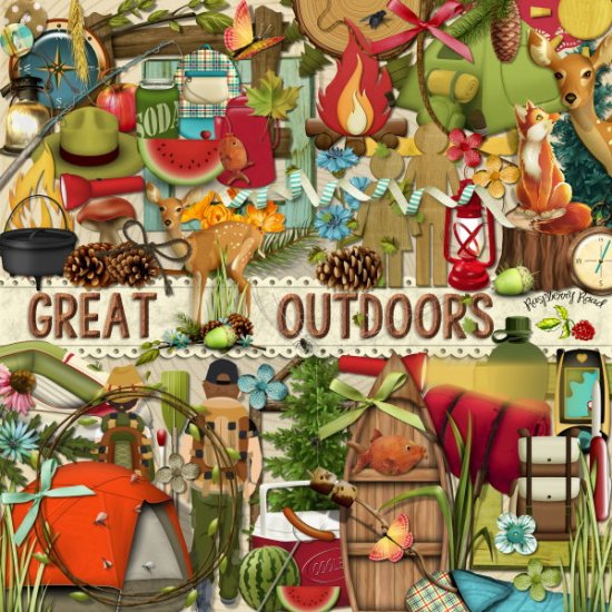 Great Outdoors Element Set - Click Image to Close