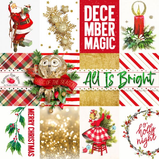 All Is Bright Journal Cards - Click Image to Close