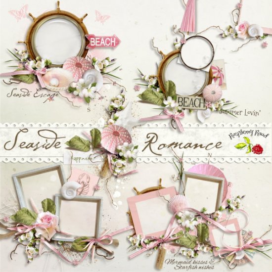 Seaside Romance Cluster Set - Click Image to Close