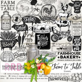 Farm To Table Stamps