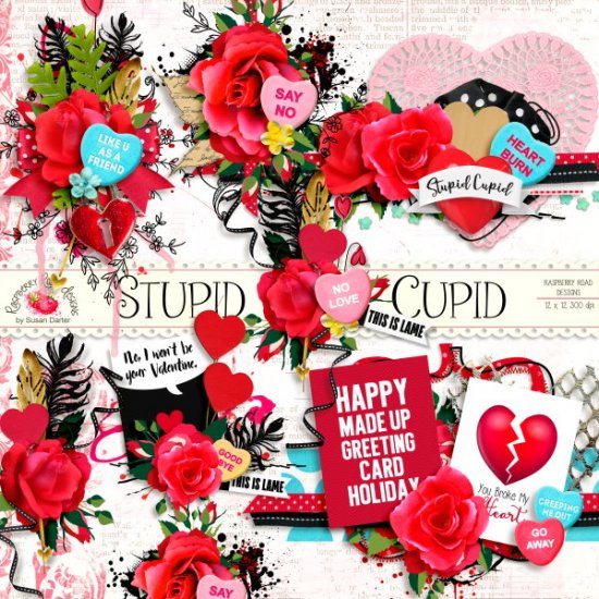 Stupid Cupid Side Clusters - Click Image to Close