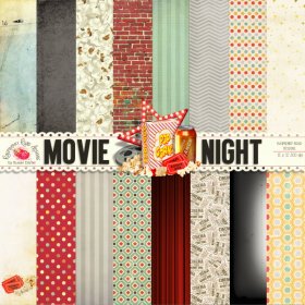 Movie Night Paper Set