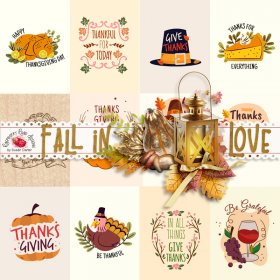 Fall In Love 2 Thanksgiving Journal Cards