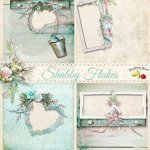 Shabby Flakes EK QP Set