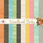 Woodland Baby Wooden Paper Set Woodland Baby Wooden Paper Set